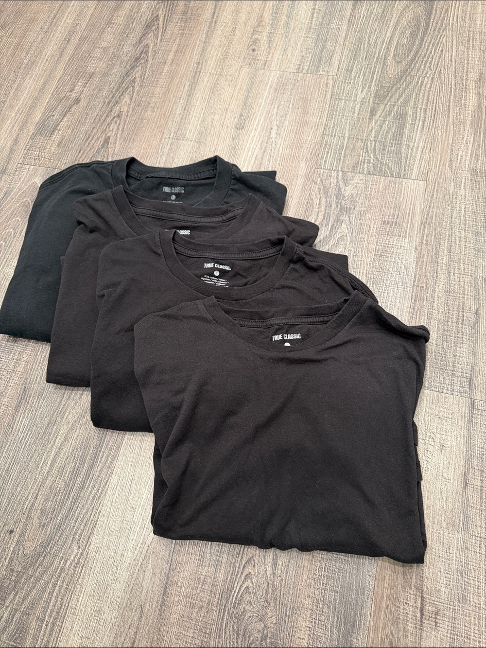 True Classic Black T-Shirt (4 pack)